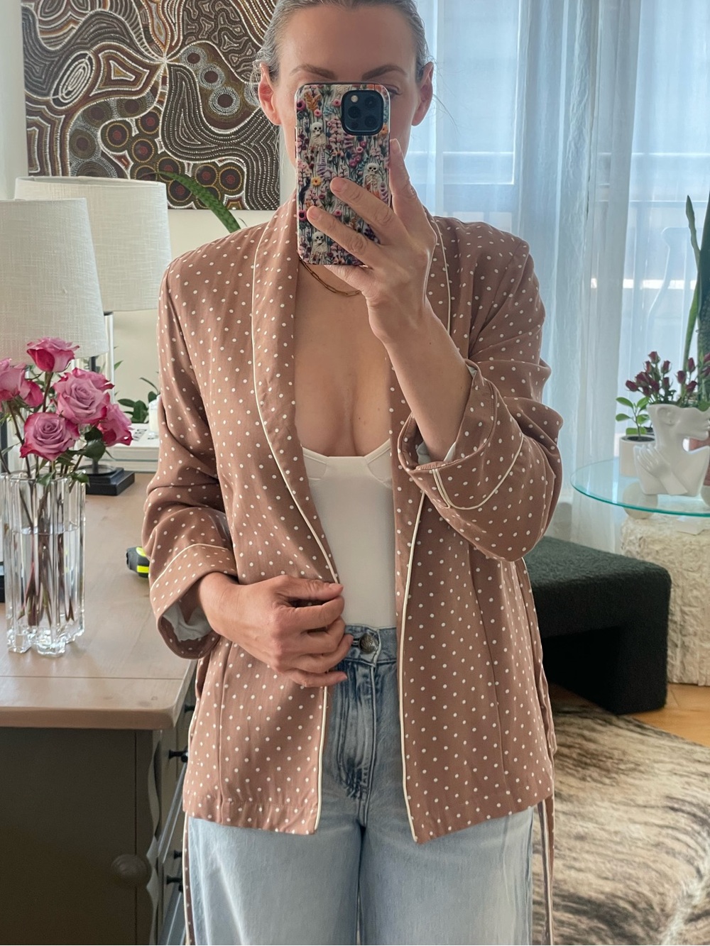 Frame Polka Dot Lightweight Jacket